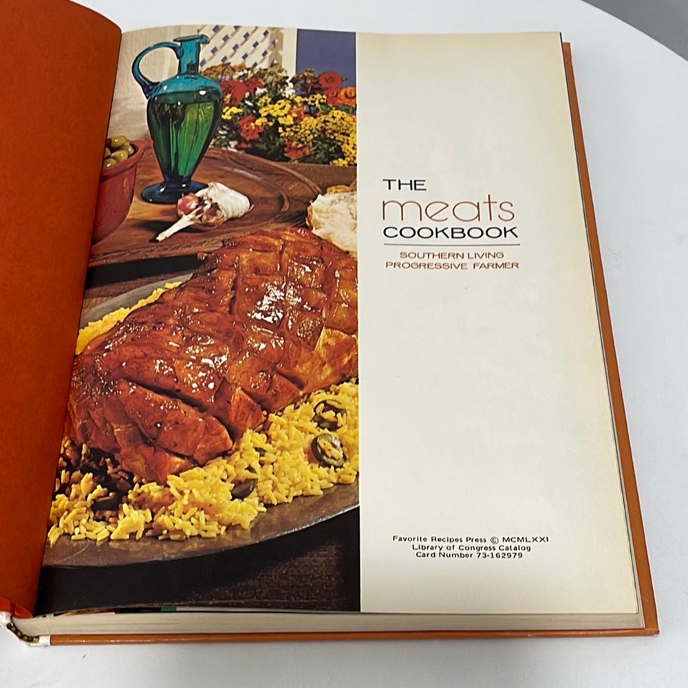 Southern Living The Meats Cookbook Oxmoor House 1975 Illustrated